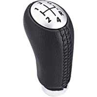 Viviance 5 Velocidades Gear Shift Knob PU Cuero para Renault Laguna Megane 2 Clio 3 03-09 - 1Pcs